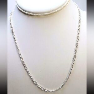 AllSaints Link Necklace Silver Tone 20 Inch NWT